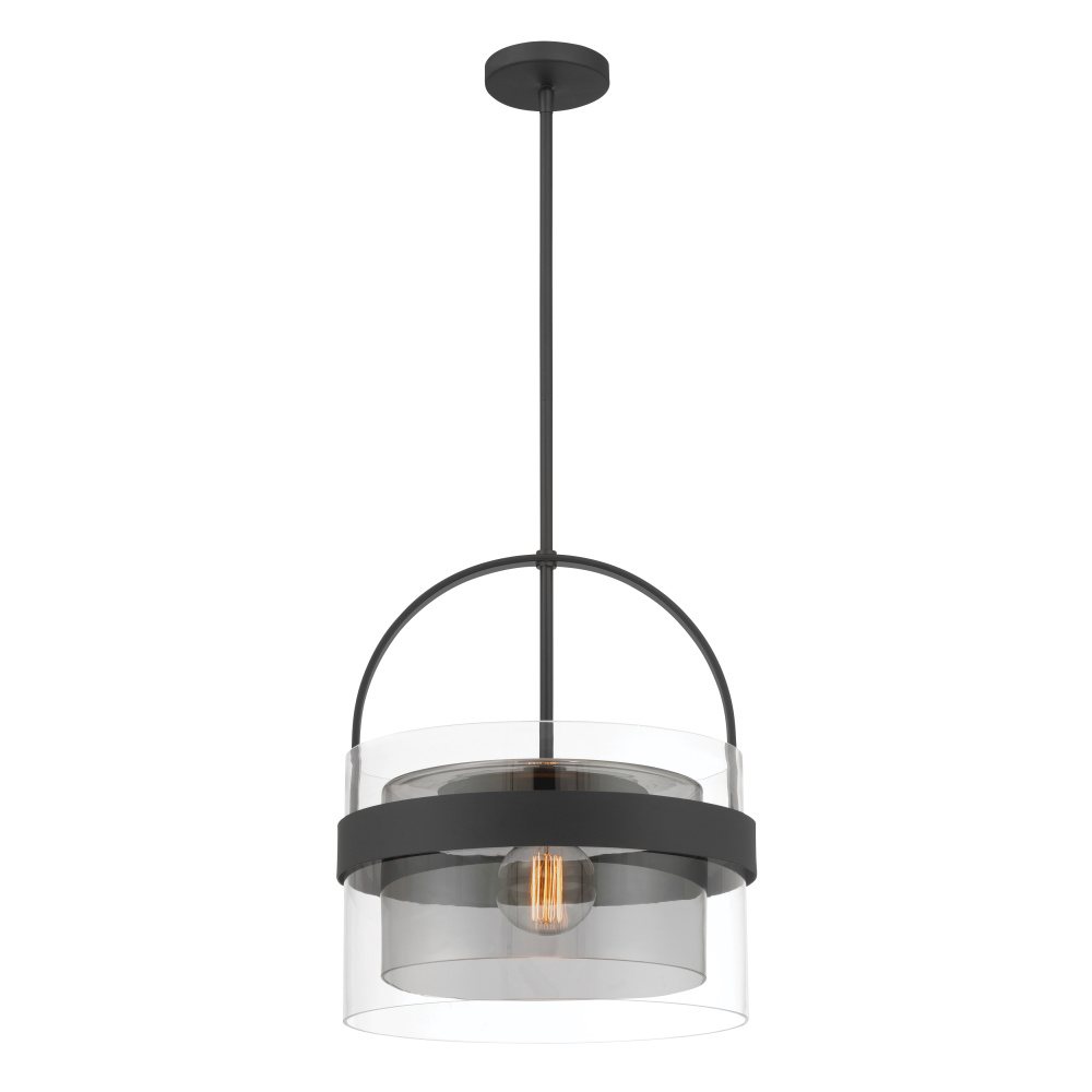 Ravik 15.5" 1-Light  Convertible Pendant/Semi-Flush Mount