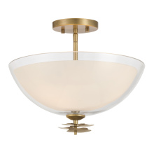 Minka-Lavery 10255-732 - Elowen 15" 3-Light Semi-Flush Mount