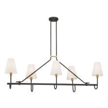 Minka-Lavery 12105-855 - Bellforge 51" 5-Light Linear Chandelier