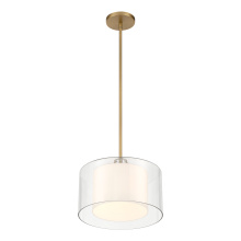 Minka-Lavery 2066-732 - Seville 12.75" 1-Light Convertible Pendant/Semi-Flush Mount