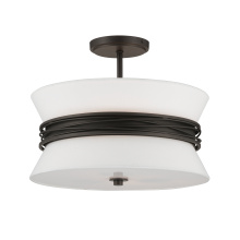 Minka-Lavery 12417-860 - Dalvor 15" 3-Light Semi-Flush Mount