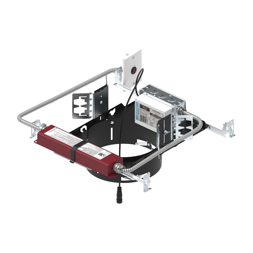 8" Sapphire III Non-IC New Construction Housing w/ Remote Test Switch EM Driver, 11W / 900lm,