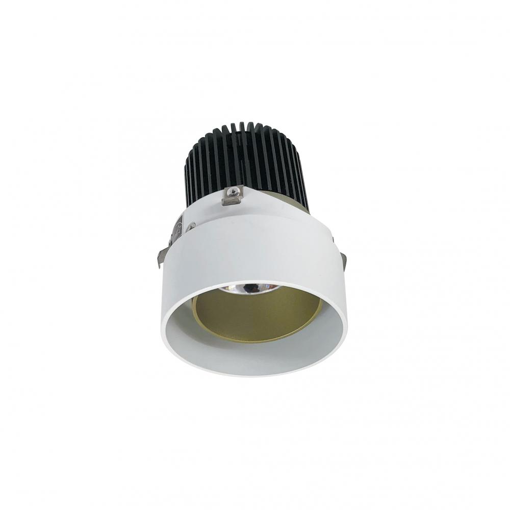 2" Iolite LED Round Trimless Downlight, 10-Degree Optic, 850lm / 12W, 3500K, Matte Powder White