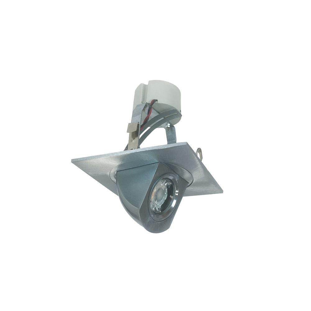 4" Cobalt Retrofit Elbow Square, 1000lm, 3500K, Natural Metal