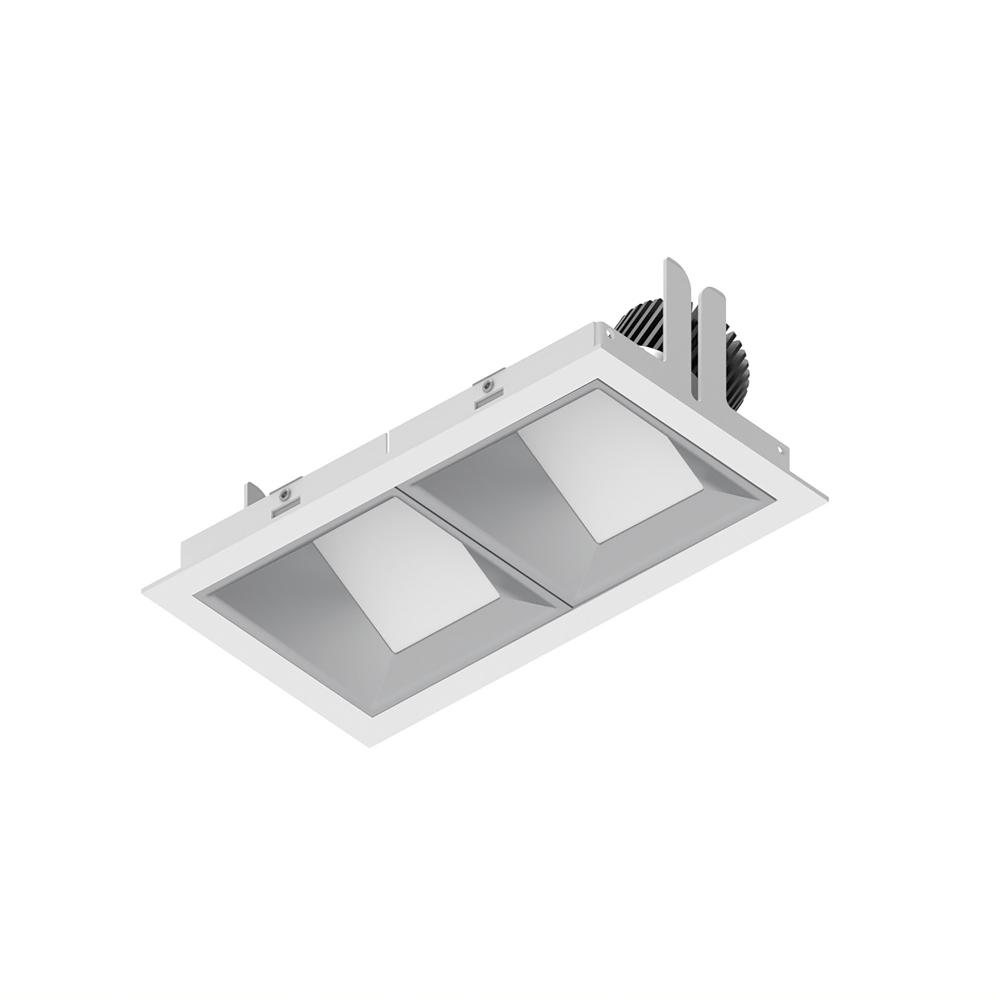 Iolite MLS 2-Head Trim Kit, MPW Flange, Comfort Dim, 800lm, Haze Wall Wash Trims