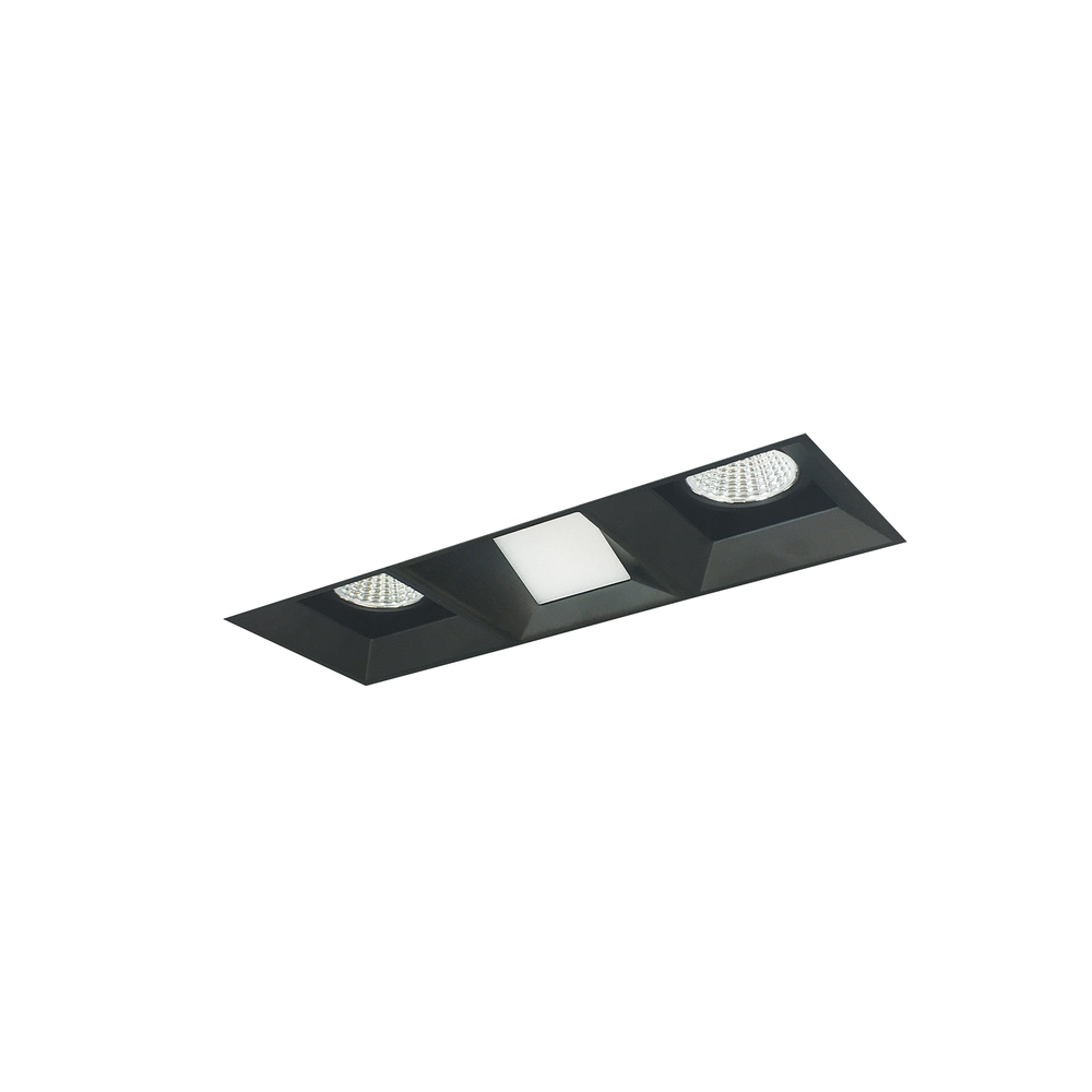 Iolite MLS 3-Head Trimless Reflector Kit, 5000K, 1000lm, Black Fixed Downlt./Wall Wash Trims