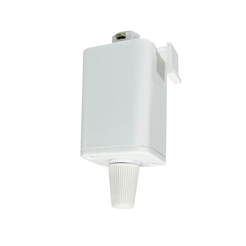 Pendant Adapter for H-Style Track Systems, White Finish