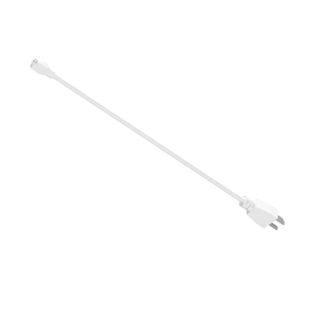 72" Cord & Plug Power Cord for NUDA, Matte Powder White Finish