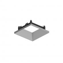 Nora NAPT-3SDNHZ - 3" Apollo Square Flangeless Downlight Trim, Haze Finish