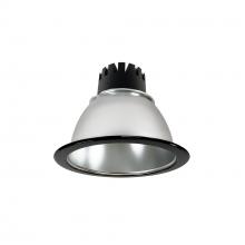 Nora NC3-61L235FDB - 6" Sapphire III Round Open Reflector, 1500lm, 3500K, Flood Optic, Diffused Clear Reflector/Black