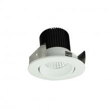 Nora NIOB-2RC35XMPW/10 - 2" Iolite LED Round Adjustable Cone Reflector, 1000lm / 14W, 3500K, Matte Powder White Reflector
