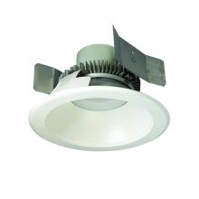 Nora NLCBC2-55140WW/A - 5" Cobalt Click Round Retrofit Reflector, 750lm / 10W, 4000K, White Reflector / White Flange