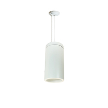 Nora NYLS3-6C1L635NP01WWW - 6" Sapphire III Cable Mount White Cylinder, Matte Powder White Reflector/Matte Powder White