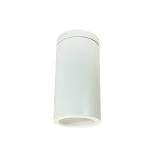 Nora NYLS3-6S1L440FP01WWW - 6" Sapphire III Surface Mount White Cylinder, Matte Powder White Reflector/Matte Powder White