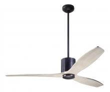 Modern Fan Co. LLX-DBBK-54-WW-NL-WC - LeatherLuxe DC Fan; Dark Bronze Finish with Black Leather; 54" Whitewash Blades; No Light