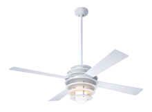 Modern Fan Co. SLA-WH-52-MP-LED-002 - Stella Fan; White/Gloss White Finish; 52" Maple Blades; 17W LED; Fan Speed and Light Control
