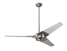 Modern Fan Co. TOR-BN-52-WW-NL-002 - Torsion Fan; Bright Nickel Finish; 52" Whitewash Blades; No Light; Fan Speed and Light Control (