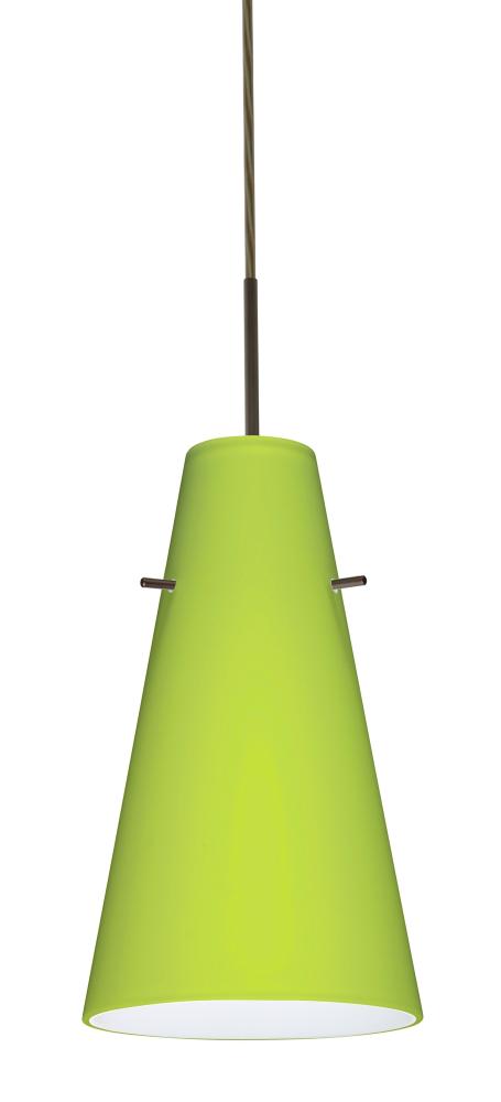 Besa Cierro Pendant Bronze Chartreuse 1x100W Medium Base