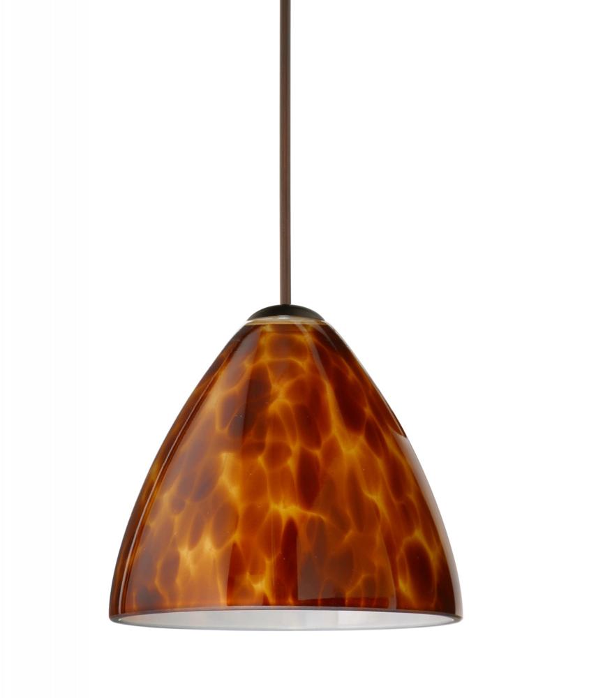 Besa Pendant Mia Bronze Amber Cloud 1x50W MAX GY6.35 Base