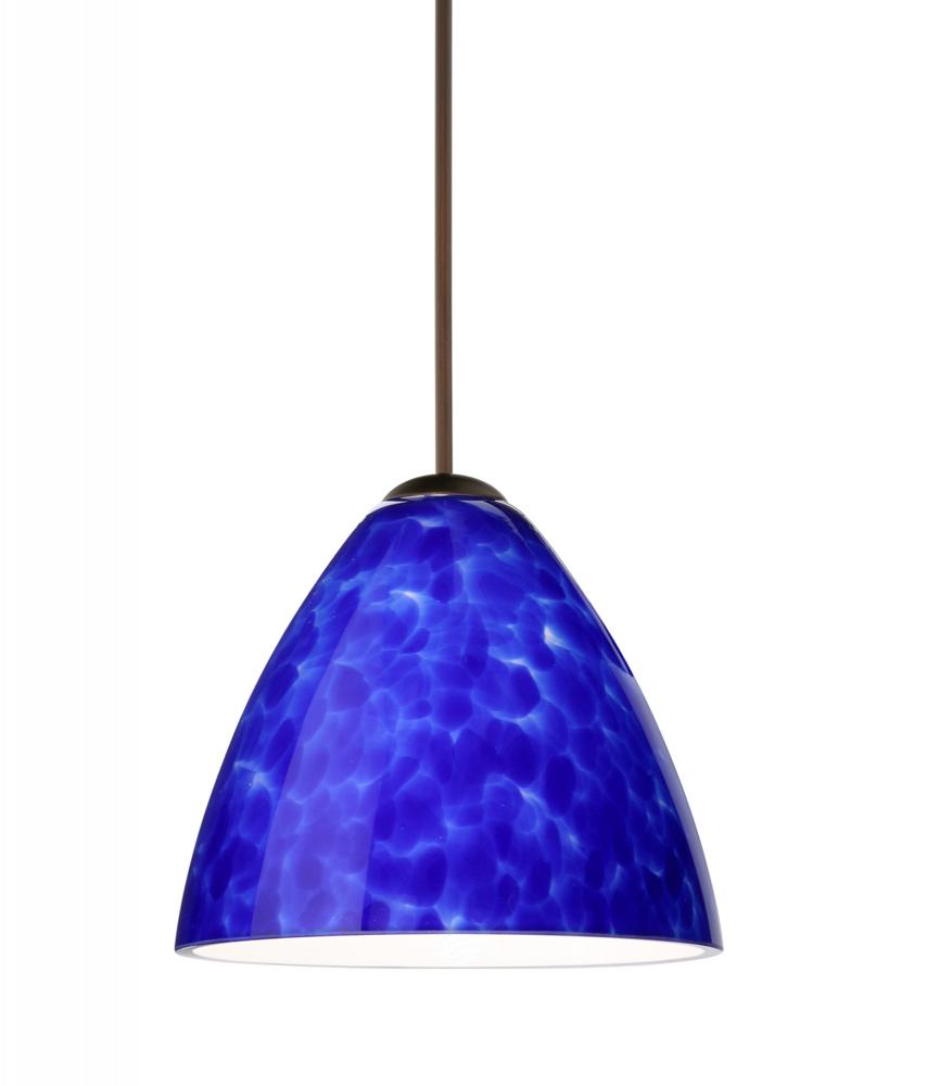 Besa Pendant Mia Bronze Blue Cloud 1x50W MAX GY6.35 Base