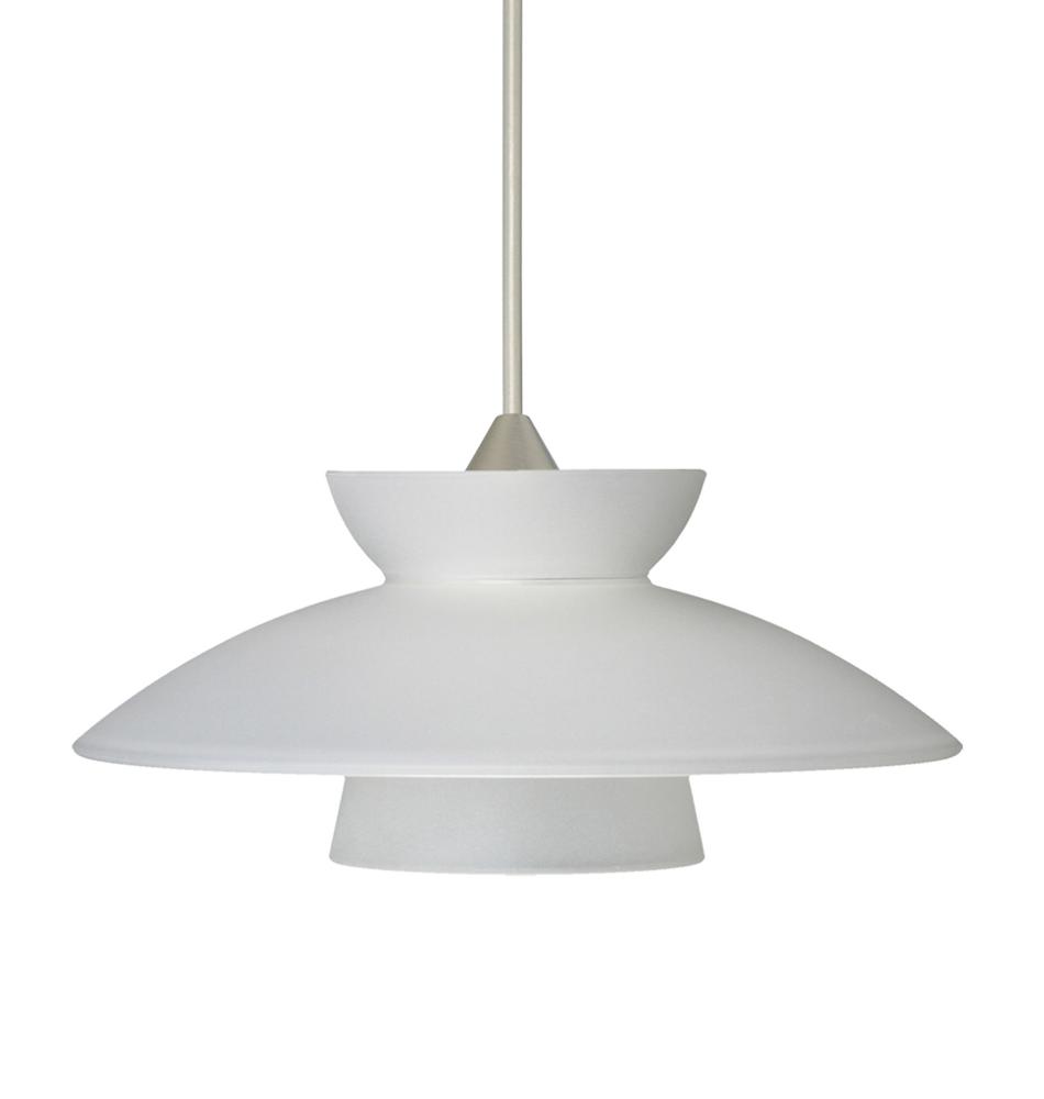 Besa Pendant Trilo 7 Satin Nickel Frost 1x50W MAX GY6.35 Base