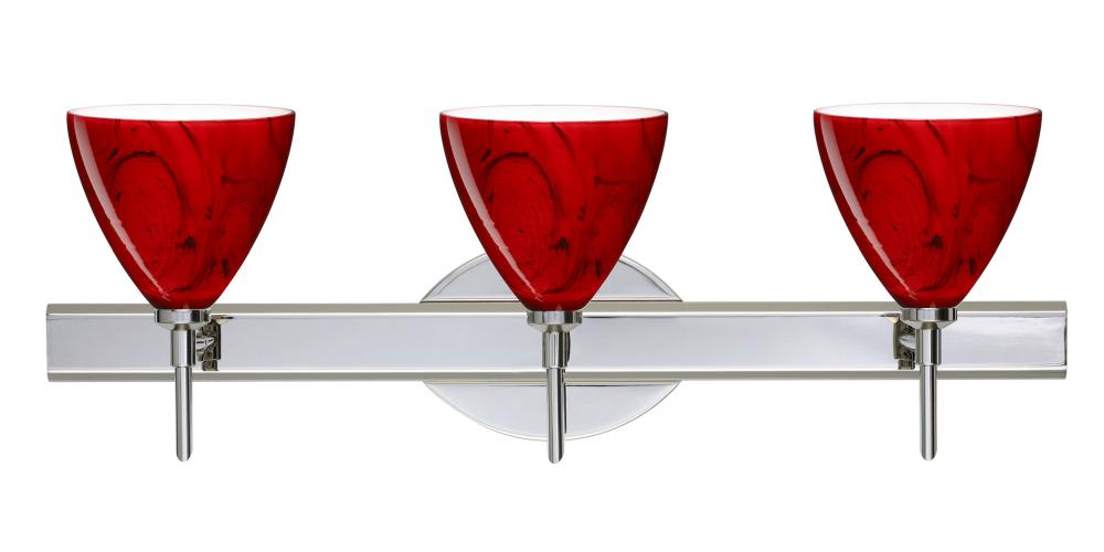 Besa Wall Mia Chrome Magma 3x5W LED