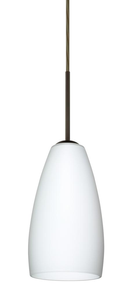 Besa Chrissy Pendant For Multiport Canopy Bronze Opal Matte 1x50W E12 base