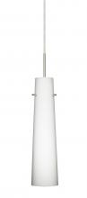 Besa Lighting 1BT-567407-HAL-SN - Besa Camino Pendant Satin Nickel Opal Matte 1x40W Halogen
