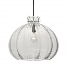 Besa Lighting 1JC-464588-BK - Besa Pendant Pinta 12 Clear Black 1x100W Medium Base