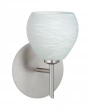 Besa Lighting 1SW-560560-SN - Besa Wall Tay Tay Satin Nickel Cocoon 1x40W G9