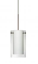 Besa Lighting 1XT-C44007-BR - Besa Pendant Pahu 4 Bronze Clear/Opal 1x35W MAX GY6.35 Base