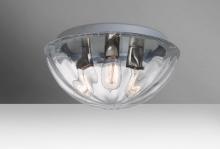 Besa Lighting 906388C-EDI - Besa Ceiling Pinta 15 Clear 3x40W Edison