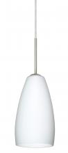 Besa Lighting B-150907-SN - Besa Chrissy Pendant For Multiport Canopy Satin Nickel Opal Matte 1x50W E12 base