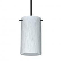 Besa Lighting B-440419-MED-BK - Besa Stilo 7 Pendant For Multiport Canopy Black Carrera 1x40W B10 Med