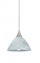 Besa Lighting RXP-174352-SN - Besa Pendant Domi Satin Nickel Marble 1x50W MAX GY6.35 Base
