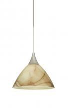 Besa Lighting RXP-174383-SN - Besa Pendant Domi Satin Nickel Mocha 1x50W MAX GY6.35 Base