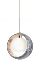 Besa Lighting RXP-4293SS-SN - Besa Pendant Pogo Satin Nickel Silver/Inner Silver 1x35W MAX GY6.35 Base