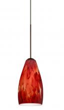Besa Lighting RXP-719841-BR - Besa Pendant Karli Bronze Garnet 1x50W MAX GY6.35 Base
