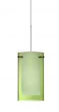 Besa Lighting X-L44007-SN - Besa Pendant For Multiport Canopy Pahu 4 Satin Nickel Transparent Olive/Opal 1x35W MAX GY6.35 Base