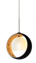 Besa Lighting XP-4293GF-BR - Besa Pendant Pogo Bronze Black/Inner Gold 1x35W MAX GY6.35 Base