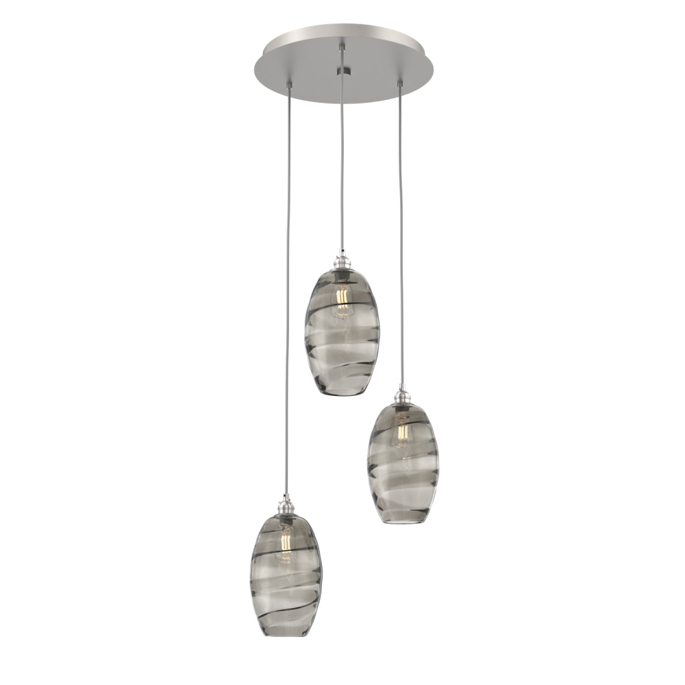 Ellisse Round 3pc Multi-Pendant