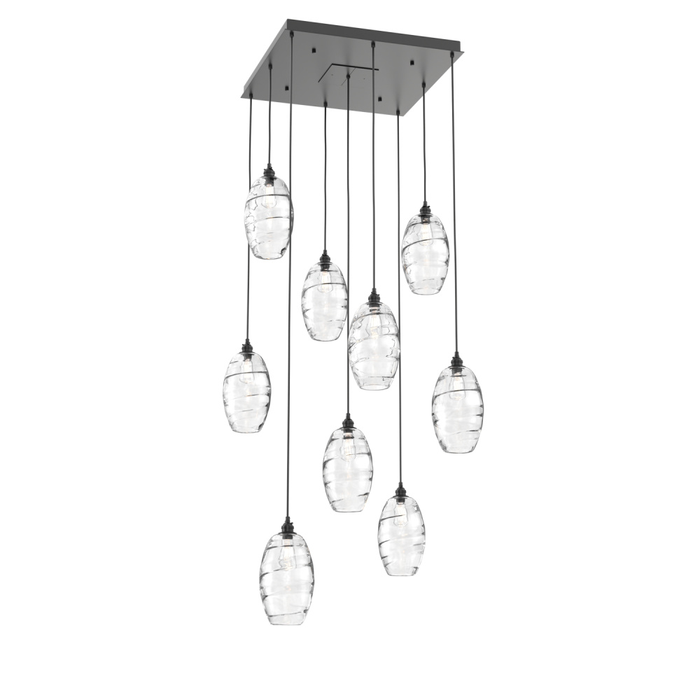 Ellisse Square 9pc Multi-Pendant