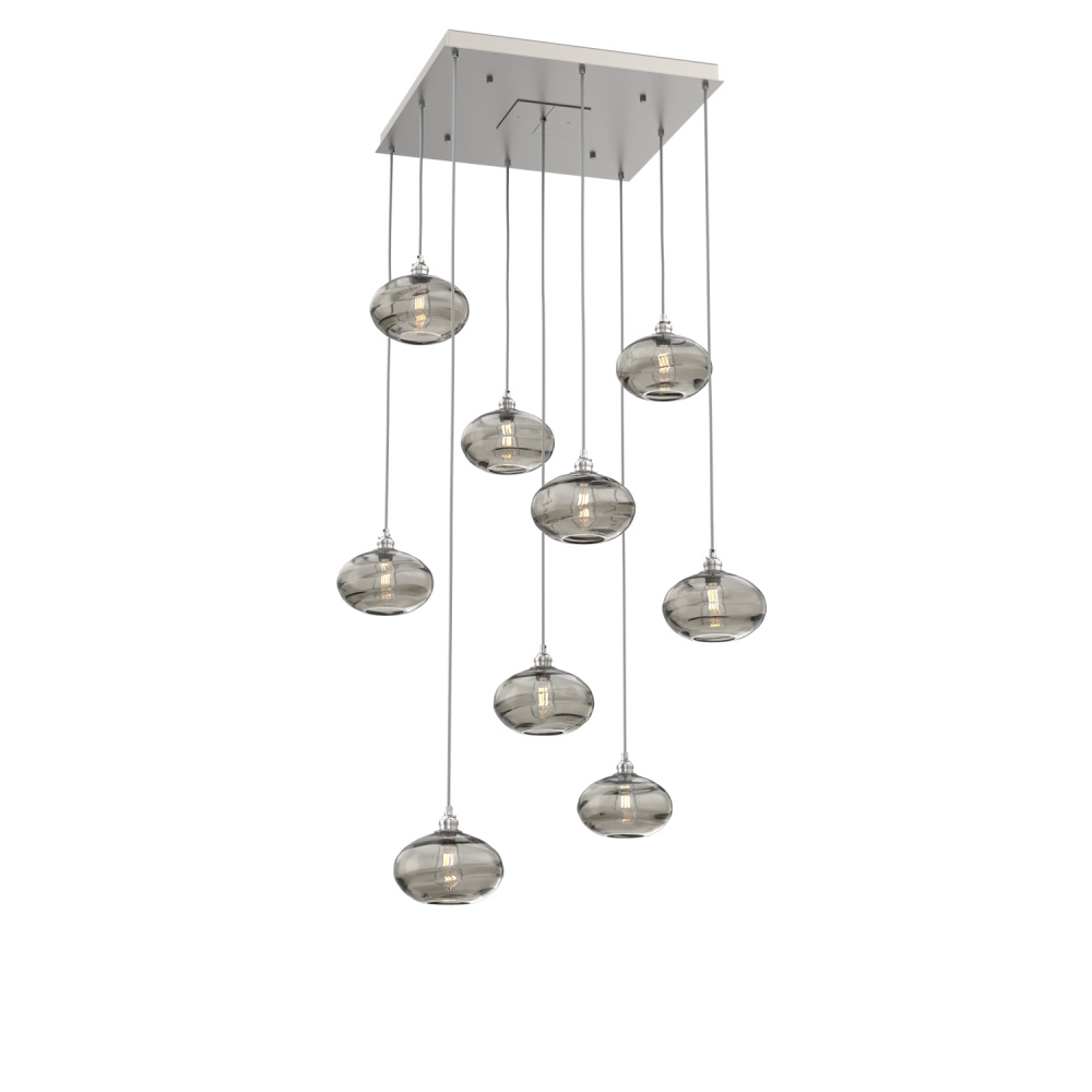 Coppa Square 9pc Multi-Pendant