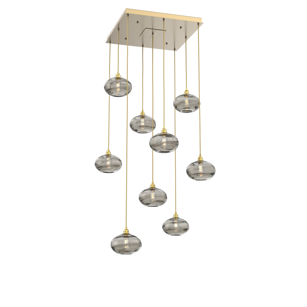 Coppa Square 9pc Multi-Pendant