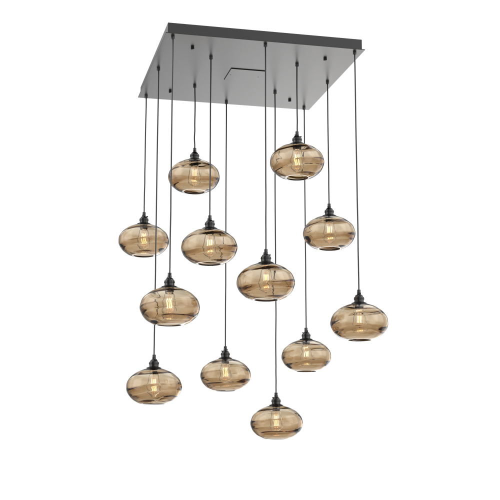 Coppa Square 12pc Multi-Pendant