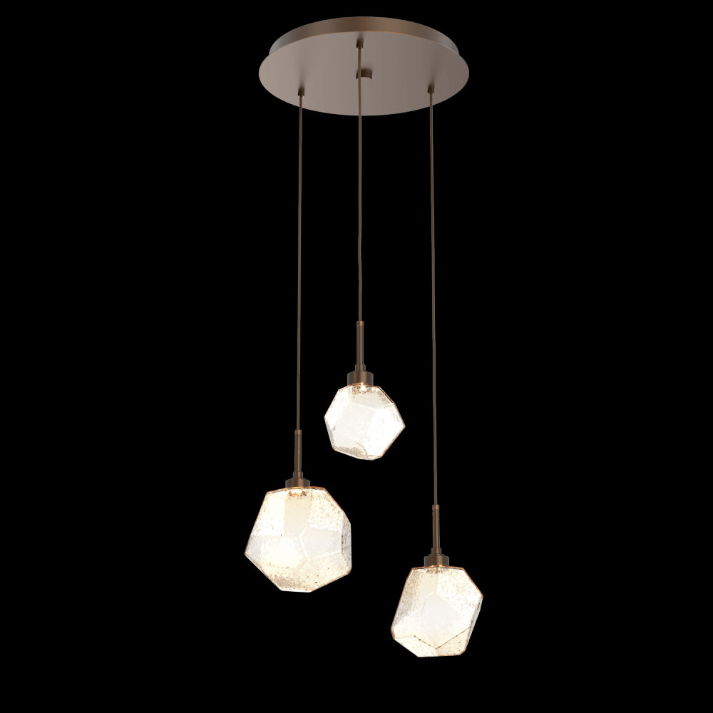 Gem Round 3pc Multi-Pendant - Ready to Ship