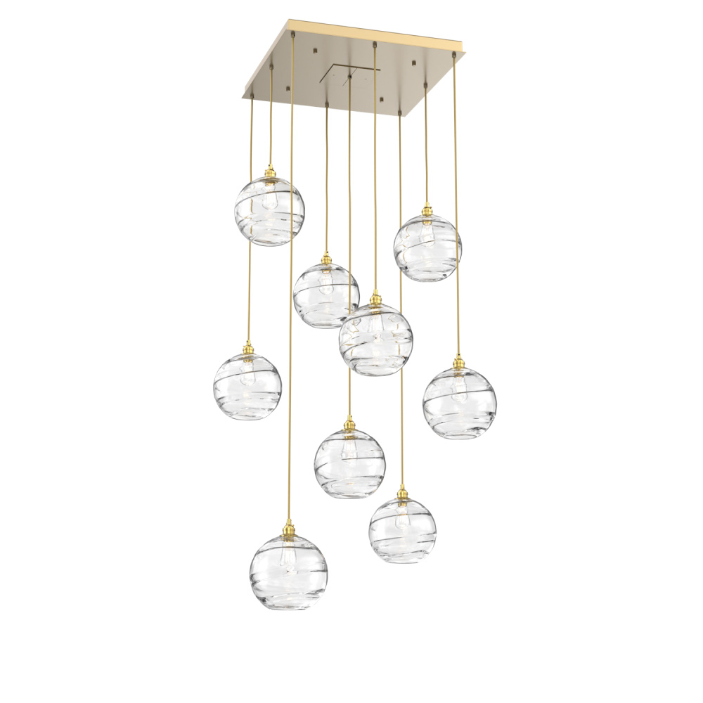 Terra Square 9pc Multi-Pendant