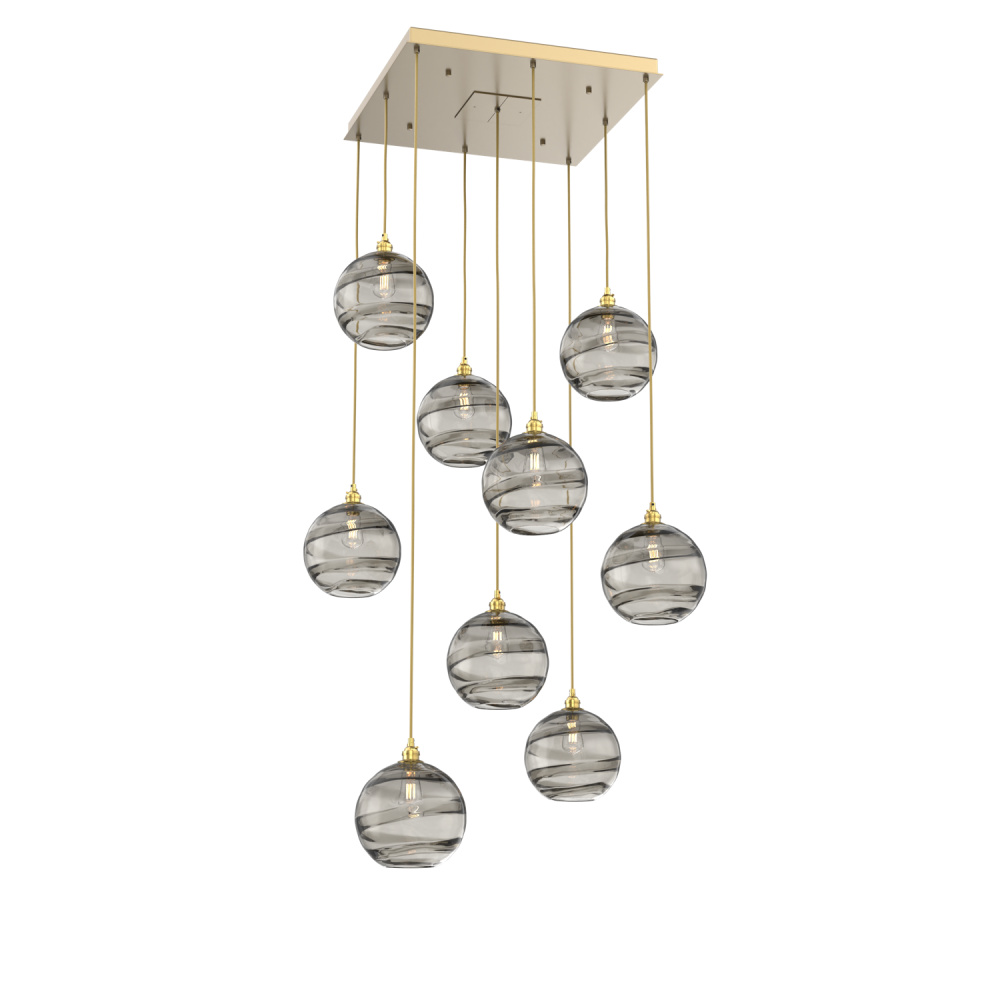 Terra Square 9pc Multi-Pendant