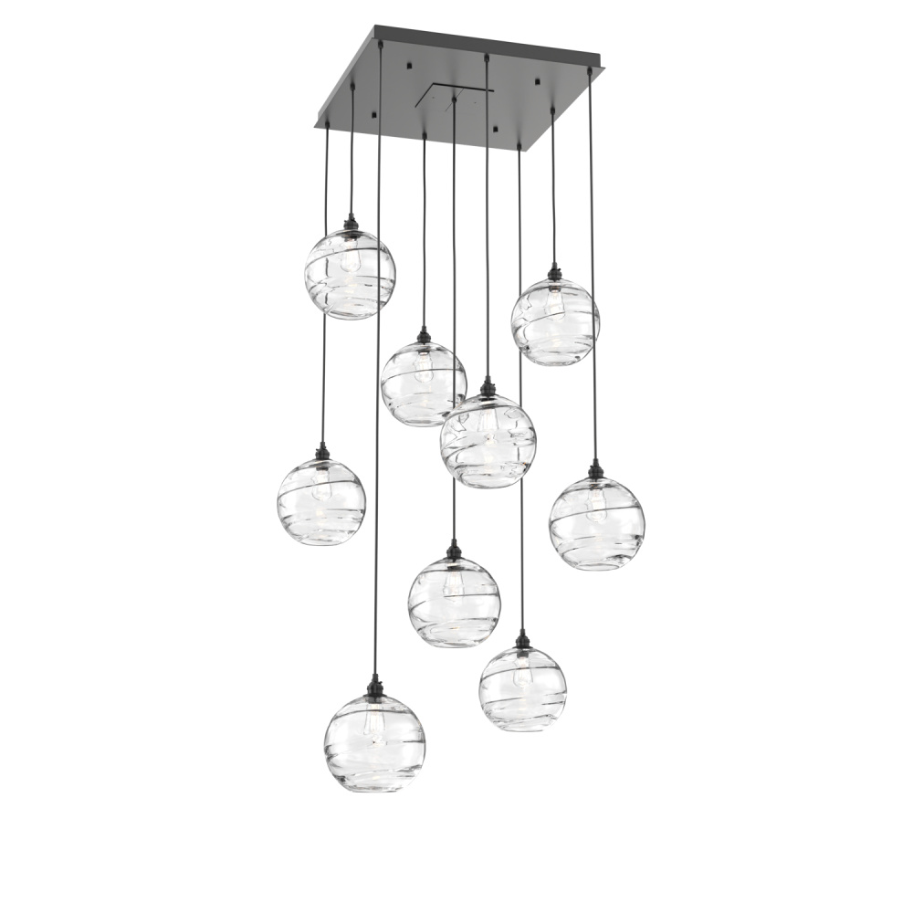 Terra Square 9pc Multi-Pendant