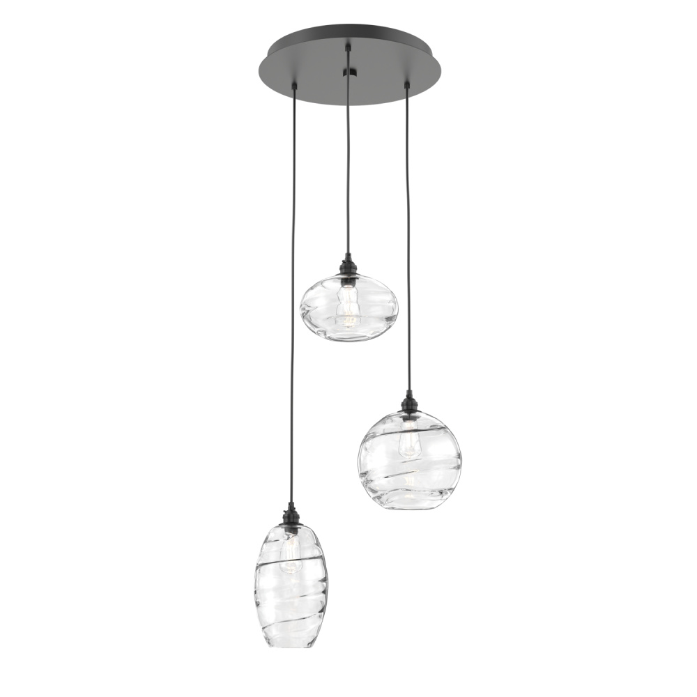 Misto Round 3pc Multi-Pendant